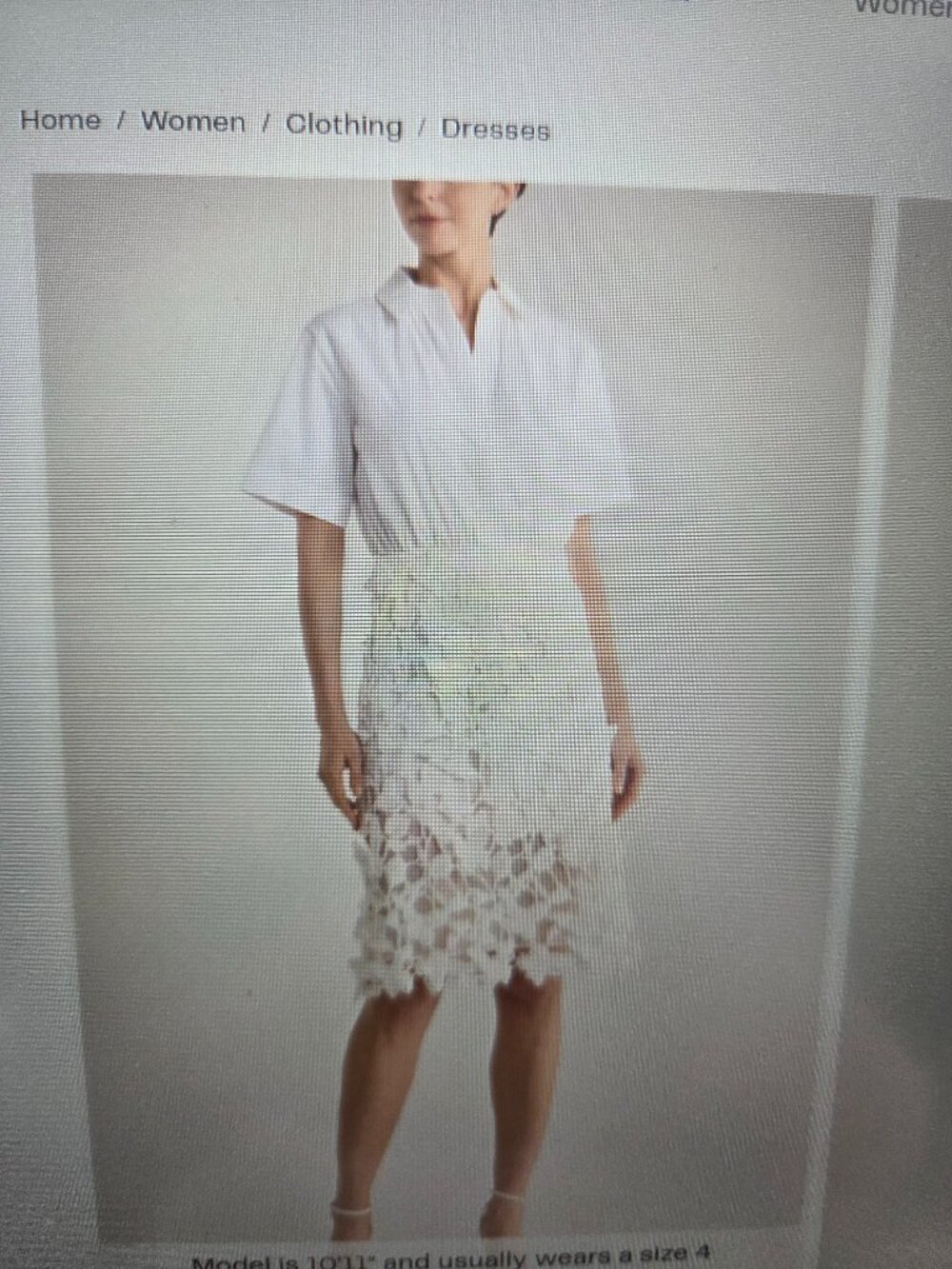 SIMKHAI Short Sleeve Combo Dress